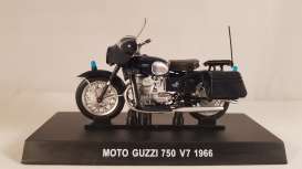 Moto Guzzi  - 750 V7 blue - 1:24 - Magazine Models - cara006 - magcara006 | Toms Modelautos