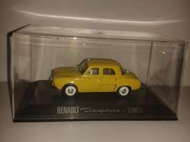 Renault  - Dauphine yellow - 1:43 - Magazine Models - REdauphiney - magREdauphiney | Tom's Modelauto's