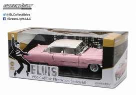 Cadillac  - Fleetwood series 60 *Elvis* 1955 pink/white - 1:18 - GreenLight - 12950 - gl12950 | Tom's Modelauto's