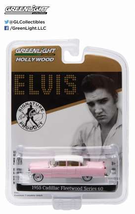Cadillac  - Fleetwood Series 60 *Elvis* 1955 pink/white - 1:64 - GreenLight - 44740C - gl44740C | Toms Modelautos