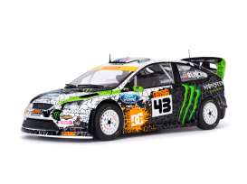 Ford  - Focus WRC #43 *Ken Block* 2010 black/green - 1:18 - SunStar - 3957 - sun3957 | Tom's Modelauto's