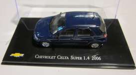 Chevrolet  - Celta 2006 blue - 1:43 - Magazine Models - magCelta - magCheCelta06 | Toms Modelautos