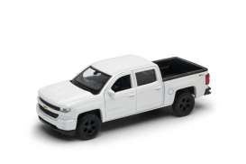 Chevrolet  - Silverado 2017 white - 1:34 - Welly - 43750w - welly43750w | Toms Modelautos