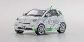 Toyota  - iQ 2006 white/green - 1:43 - J Collection - 60003TE - jc60003TE | Toms Modelautos