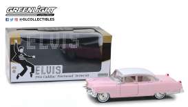 Cadillac  - Fleetwood *Elvis* 1955 pink - 1:24 - GreenLight - 84092 - gl84092 | Tom's Modelauto's