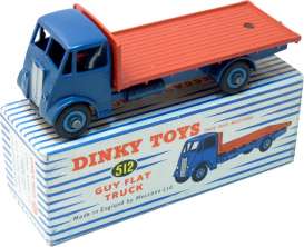 Guy  - Vixen Flat Truck blue/red - 1:43 - Magazine Models - 467705 - magDT4677105 | Toms Modelautos