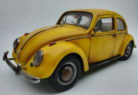Volkswagen  - Beetle saloon 1961 yellow with rust - 1:12 - SunStar - 5219 - sun5219 | Tom's Modelauto's