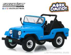 Jeep  - CJ-5 1972 blue - 1:43 - GreenLight - 86570 - gl86570 | Toms Modelautos