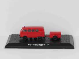 Volkswagen  - T1 red - 1:72 - Magazine Models - T1 - magfireT1 | Toms Modelautos