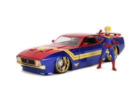 Ford  - Mustang Mach I 2006 red/blue/gold - 1:24 - Jada Toys - 31193 - jada253225009 | Toms Modelautos