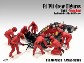 Figures diorama - Team Red #2 2020 red - 1:43 - American Diorama - 38385 - AD38385 | Toms Modelautos