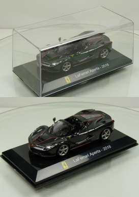 Ferrari  - Aperta 2016 black - 1:43 - Magazine Models - magSCAperta | Toms Modelautos
