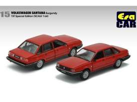 Volkswagen  - Santana burgundy - 1:64 - Era - VW20SARF15 - EraVW20SARF15 | Toms Modelautos