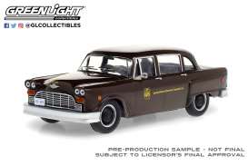 Checker  - Taxicab 1975 brown - 1:43 - GreenLight - 86196 - gl86196 | Toms Modelautos
