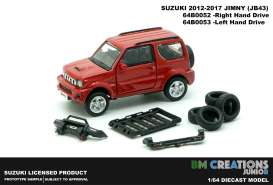 Suzuki  - Jimny JB43 1998 red - 1:64 - BM Creations - 64B0053 - BM64B0053 | Toms Modelautos