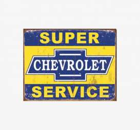 Tac Signs  - Chevrolet blue/yellow - Tac Signs - D1355 - tacD1355 | Tom's Modelauto's