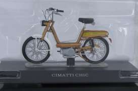 Bikes  - Cimatti Chic brown-gold - 1:18 - Magazine Models - X8FALA0041 - magmot041 | Toms Modelautos