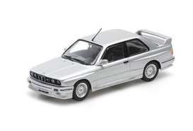 BMW  - M3 (E30)  1986 silver - 1:87 - Minichamps - 870020224 - mc870020224 | Toms Modelautos