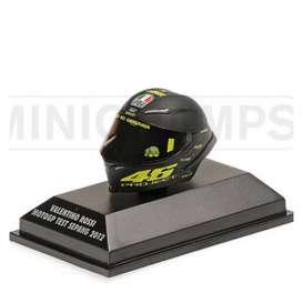 Helmet  - 2012 black/yellow - 1:10 - Minichamps - 315120076 - mc315120076 | Toms Modelautos