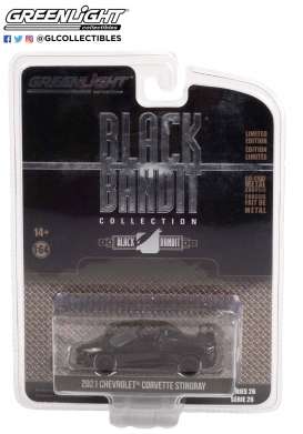Chevrolet  - Corvette C8 2021 black - 1:64 - GreenLight - 28090D - gl28090D | Toms Modelautos
