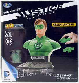 Figures  - Green Lantern 3D Puzzle green - 1:32 - Happy Well - 57250 - happy57250 | Toms Modelautos