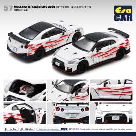Nissan  - GT-R Nismo 2020 white/red - 1:64 - Era - NS21GTRRN57 - EraNS21GTRRN57 | Toms Modelautos