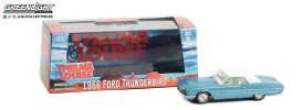 Ford  - Thunderbird 1966 blue/white - 1:43 - GreenLight - 86619 - gl86619 | Tom's Modelauto's