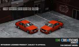 Mitsubishi  - Lancer EX2000 Turbo red - 1:64 - BM Creations - 64B0210 - BM64B0210RHD | Toms Modelautos