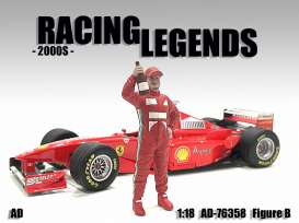Figures  - Racing Legends 90's  - 1:18 - American Diorama - 76358 - AD76358 | Toms Modelautos