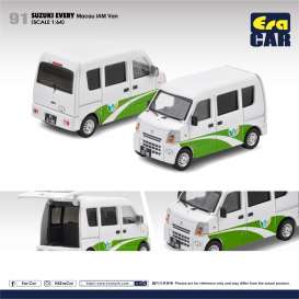Suzuki  - Every van 2022 white/green - 1:64 - Era - SU21EVE91 - EraSU21EVE91 | Toms Modelautos