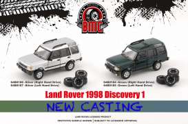 Land Rover  - Discovery 1 1998 silver - 1:64 - BM Creations - 64B0187 - BM64B0187lhd | Toms Modelautos