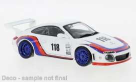 Porsche  - 997 white - 1:43 - IXO Models - RAC321 - ixRAC321 | Toms Modelautos