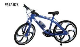 Bicycles - Mountain Bikes  - 2022 blue - 1:10 - Golden Wheel - 9617-02B - GW9617-02B-blue | Toms Modelautos