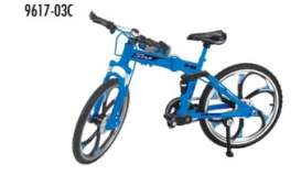 Bicycles - Mountain Bikes  - 2022 blue - 1:10 - Golden Wheel - 9617-03B - GW9617-03B-blue | Toms Modelautos