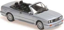 BMW  - M3 cabriolet E30 1988 silver - 1:43 - Maxichamps - 940020332 - mc940020332 | Tom's Modelauto's
