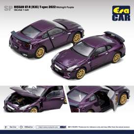 Nissan  - GT-R (R35) 2022 purple - 1:64 - Era - NS21GTR94 - EraNS21GTR094 | Toms Modelautos