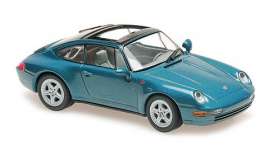 Porsche  - 911 Targa 1995 blue - 1:43 - Maxichamps - 940063060 - mc940063060 | Toms Modelautos