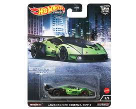 Lamborghini  - Essenza SCV12 #63 green/black - 1:64 - Hotwheels - HCJ29 - hwmvHCJ29 | Tom's Modelauto's