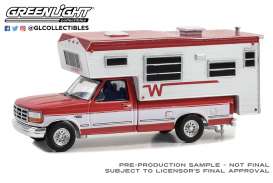 Ford  - F-250 1995 red/white - 1:64 - GreenLight - 30449 - gl30449 | Toms Modelautos
