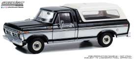 Ford  - F-100 1977 black/silver - 1:18 - GreenLight - 13680 - gl13680 | Toms Modelautos