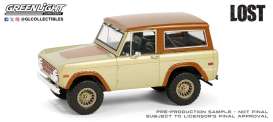 Ford  - Bronco 1970 brown/cream - 1:24 - GreenLight - 84201 - gl84201 | Toms Modelautos