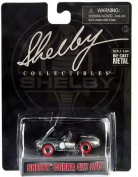 Shelby  - Cobra 427SC 1962 grey/white - 1:64 - Shelby Collectibles - shelby427SCgy | Tom's Modelauto's