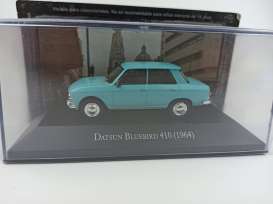 Datsun  - Bluebird 410 1964 blue - 1:43 - Magazine Models - Bluebird - magMexBluebird | Toms Modelautos
