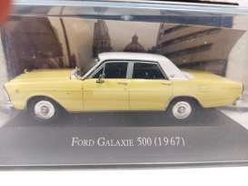 Ford  - Galaxie 500 1967 yellow/white - 1:43 - Magazine Models - Galaxie - magMexGalaxie | Toms Modelautos
