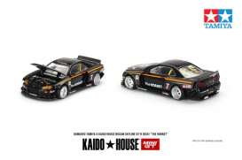 Nissan  - Skyline GT-R R34 *the Hornet* black/gold - 1:64 - Mini GT - KHMG093 - MGTKHMG093 | Tom's Modelauto's