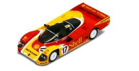 Porsche  - 962C 1988 red/yellow - 1:64 - Tiny Toys - YO64005 - TinyYO64005 | Toms Modelautos