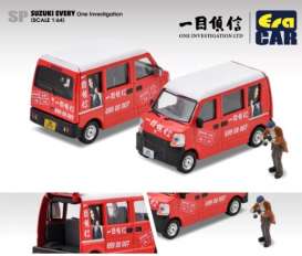 Suzuki  - Every One Investigation red/white - 1:64 - Era - SU22JSSSP119 - EraSU22JSSP119 | Toms Modelautos