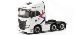 Iveco  - S-Way 6x2 white/red/blue - 1:87 - Herpa - H317115 - herpa317115 | Tom's Modelauto's