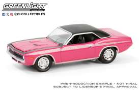 Plymouth  - Cuda 1970 pink - 1:64 - GreenLight - 37310D - gl37310D | Toms Modelautos