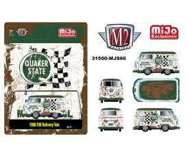 Volkswagen  - Delivery Van 1960 green/white - 1:64 - M2 Machines - 31500-MJS66 - M2-31500MJS66 | Toms Modelautos
